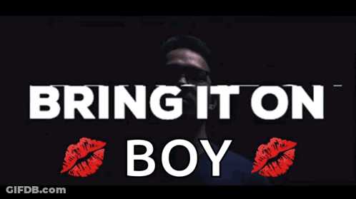 Man In Sunglasses Saying Bring It On Boy GIF