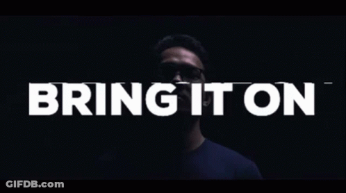 Man In Sunglasses Saying Bring It On GIF