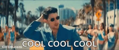 Man In Sunglasses Saying Cool Cool Cool GIF