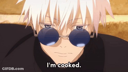 Man In Sunglasses Saying I'm Cooked GIF
