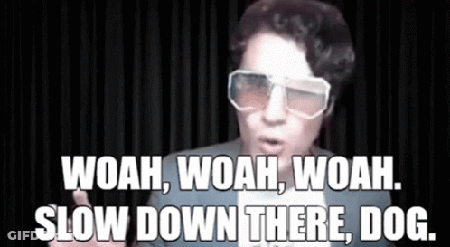 Man In Sunglasses Saying Woah GIF