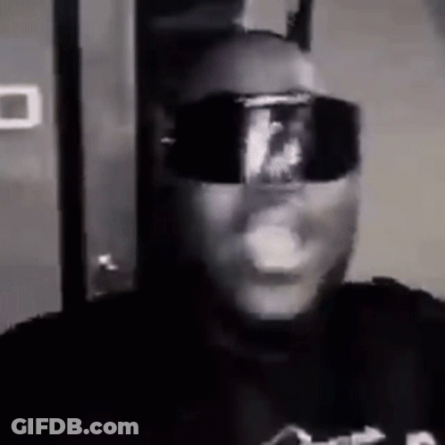 Man In Sunglasses Smoking Cigarette GIF