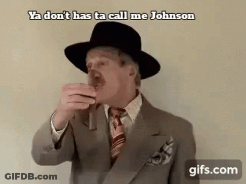 Man In Sunglasses Smoking When Victoria Johnson GIF