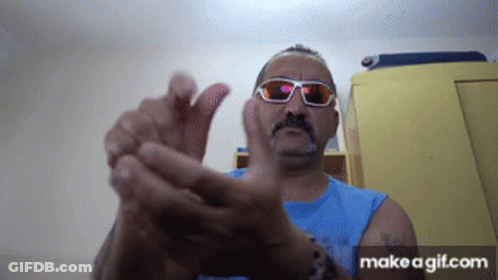 Man In Sunglasses Thumbs Up GIF