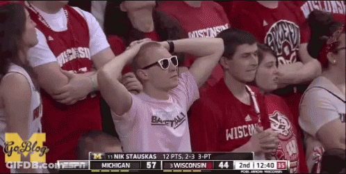 Man In Sunglasses Wearing Baseball Shirt GIF