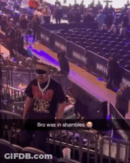 Man In Sunglasses With Bro Was In Shambles T-Shirt GIF