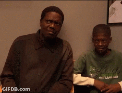 Man In Supercross Shirt Next To Boy GIF