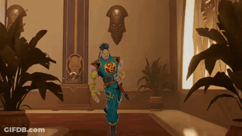 Man In Superhero Costume With G GIF