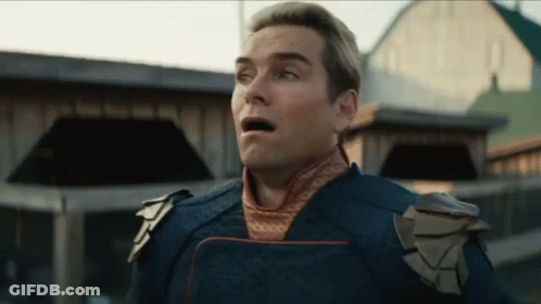 Man In Superhero Costume With Mouth Open GIF