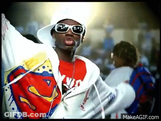 Man In Superman Shirt And Sunglasses GIF