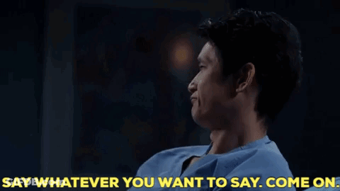 Man In Surgical Gown Saying Say Whatever You Want GIF