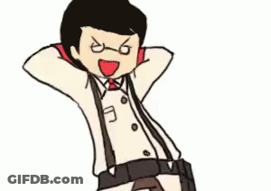 Man In Suspenders And Bow Tie Covering Ears GIF