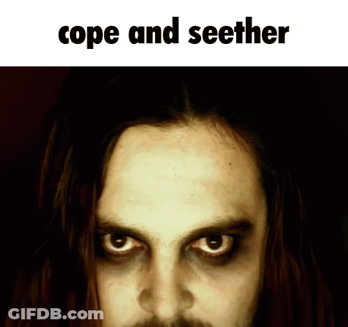 Man In Suspenders Eyes Closed In Chair GIF