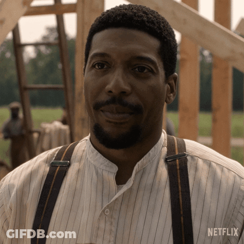 Man In Suspenders With Netflix Shirt GIF