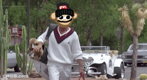 Man In Sweater And Hat Saying Spurs GIF