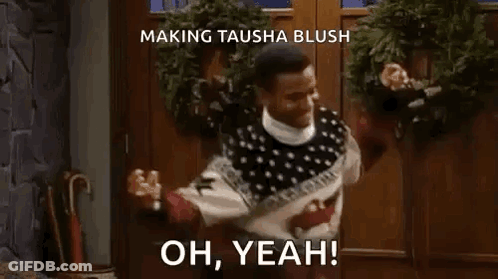 Man In Sweater Holding Cell Phone At Door GIF