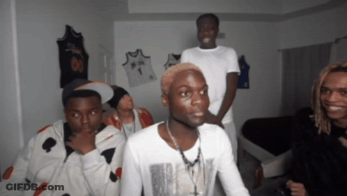 Man In Sweater Saying ACC GIF