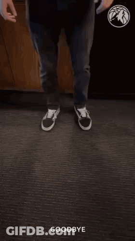 Man In Sweater Saying Goodbye GIF
