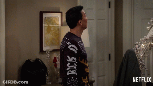 Man In Sweater Saying Rick GIF