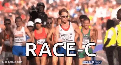 Man In Swim Cap Jogging GIF