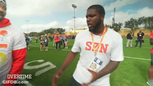 Man In Szn Shirt On Field GIF