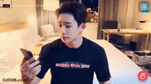 Man In T-Shirt Saying Brew GIF