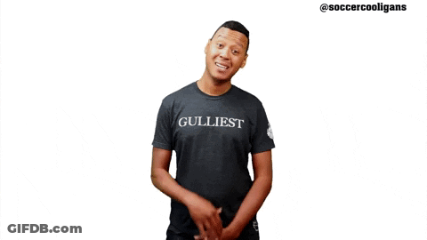 Man In T-Shirt Saying Gulliest Nah Fam GIF