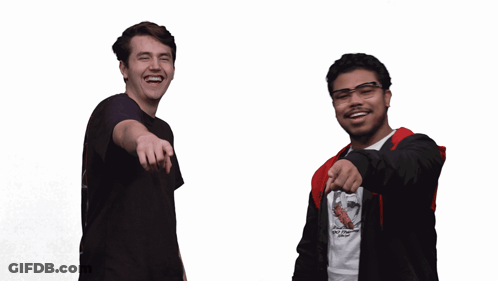 Man In T-Shirt Saying Im Not A Hipster Laughs GIF