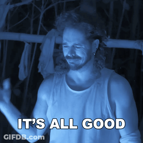 Man In Tank Top Saying It's All Good GIF
