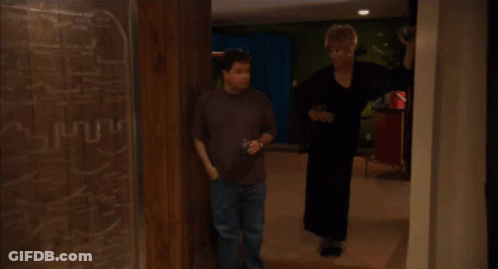 Man In Tank Top Saying Jessie Wartman GIF
