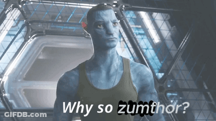 Man In Tank Top Saying Why So Zumthor GIF