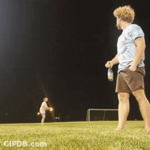 Man In Texas Shirt Throwing Frisbee GIF