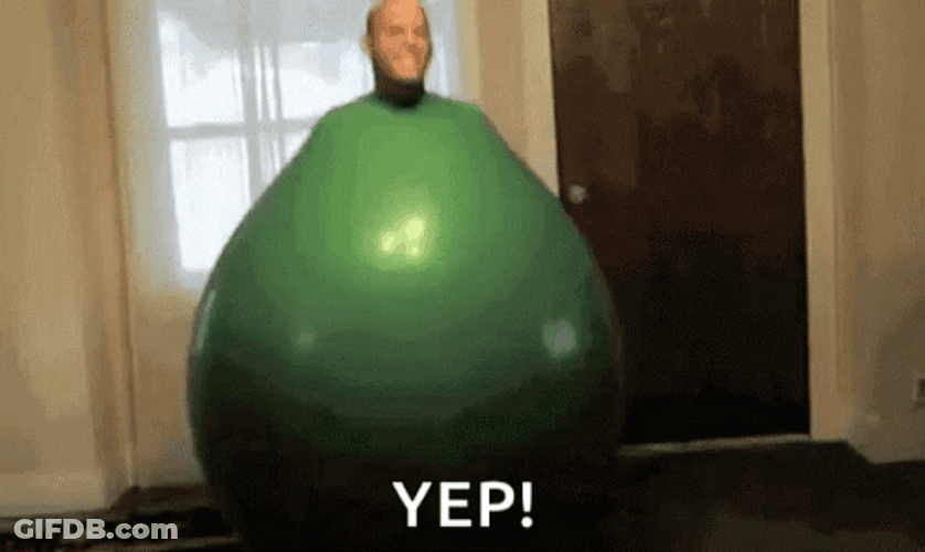 Man In The Bouncing Ball GIF