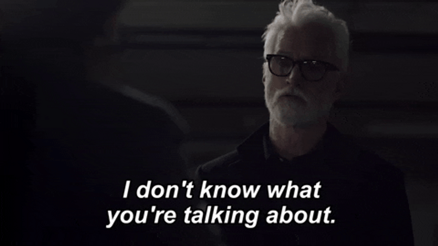 Man In The Dark I Know Nothing GIF