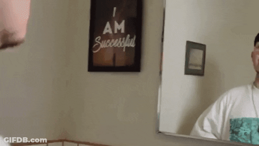 Man In The Mirror Lil Renzo GIF