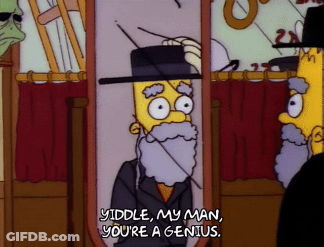 Man In The Mirror The Simpsons GIF