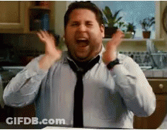 Man In Tie And Shirt Surprised GIF