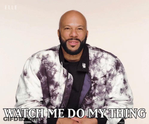 Man In Tie-Dye Jacket Says Watch Me Do My Thing GIF