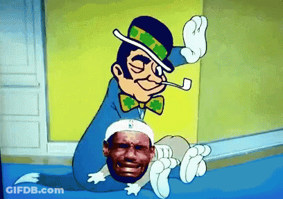 Man In Top Hat And Bow Tie Holding Head GIF