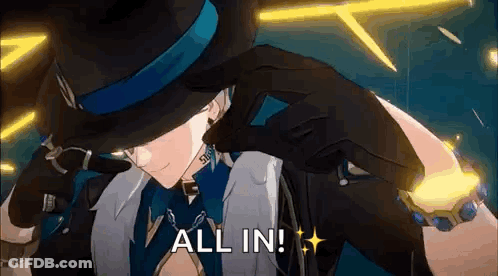 Man In Top Hat And Gloves Says All In GIF