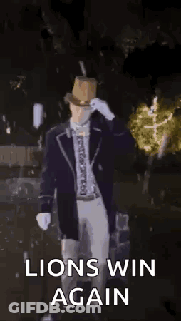 Man In Top Hat Holding Cotton Candy Cane GIF
