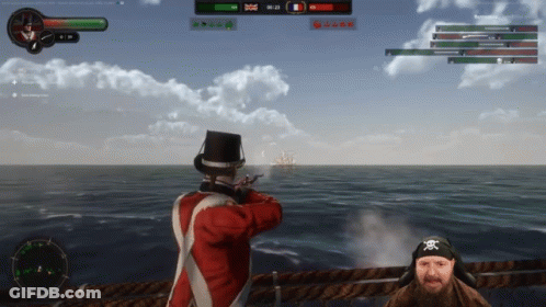 Man In Top Hat Holding Gun British Screen GIF