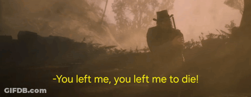 Man In Top Hat In Foggy Forest You Left Me You Left Me To Die GIF