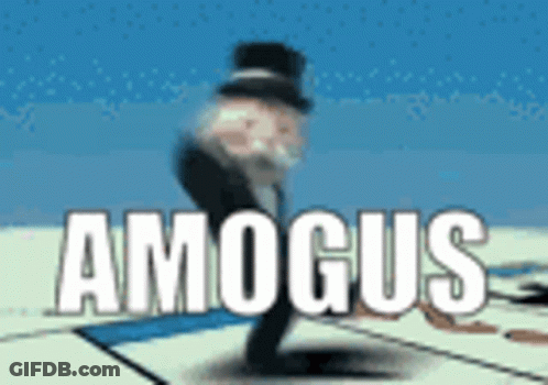 Man In Top Hat On Monopoly Board With Amagus GIF