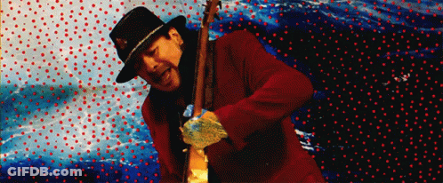 Man In Top Hat Playing Guitar GIF