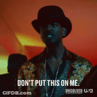 Man In Top Hat Says Don't Put This On Me GIF