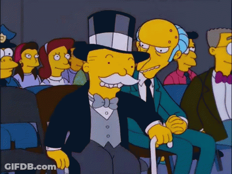 Man In Top Hat With Cane GIF
