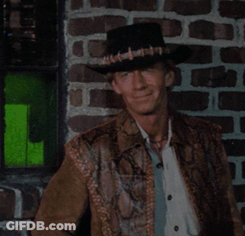 Man In Top Hat With Snake GIF