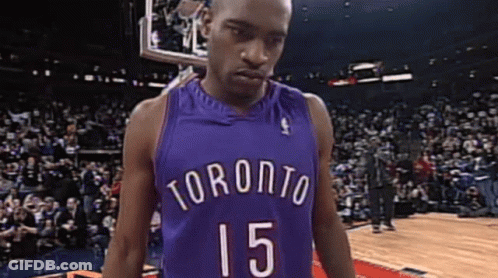 Man In Toronto 15 Jersey Before Crowd GIF