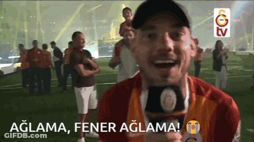 Man In Trendyol Jersey Facing Referee GIF